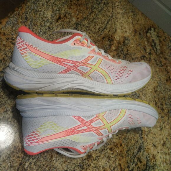 Asics Women's Gel-Excite 6 1012A150 White Pink Running Sneaker Shoes Size 9 US - Picture 7 of 12